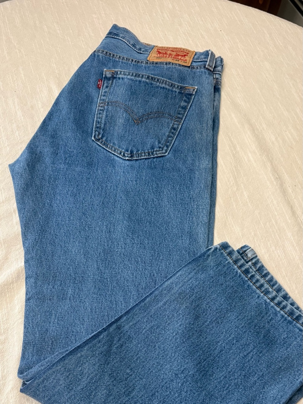 Levi's 505 Denim Jeans in Blue 35 x 30